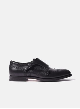 Alfred Black Scarosso: Black - calf Alfred Black Scarosso: Black - calf ALFREDMONK
