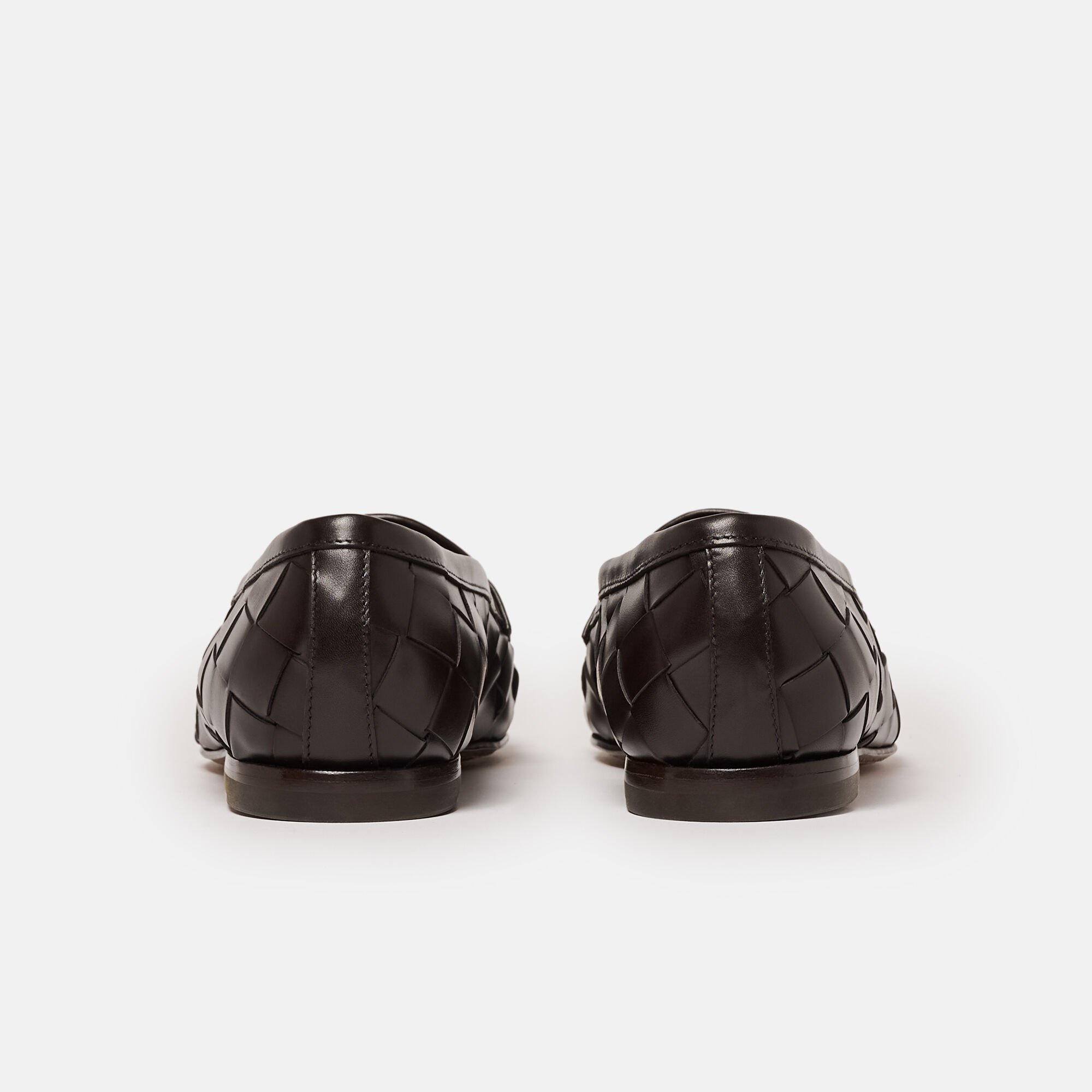 Scarosso Valeria Dark Brown Woven Dark Brown - Calf VALERIALOAF