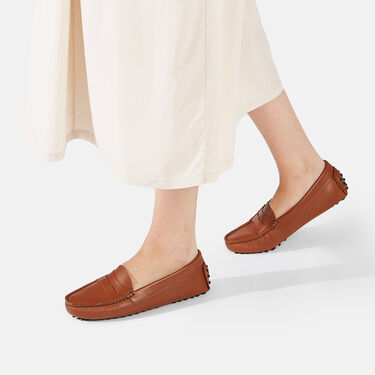 Scarosso Ashley Cognac Cognac - Calf ASHLEYDRIV