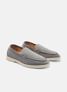 Ludovico Grey Suede Scarosso: Grey - Suede LUDOVICOLOAF