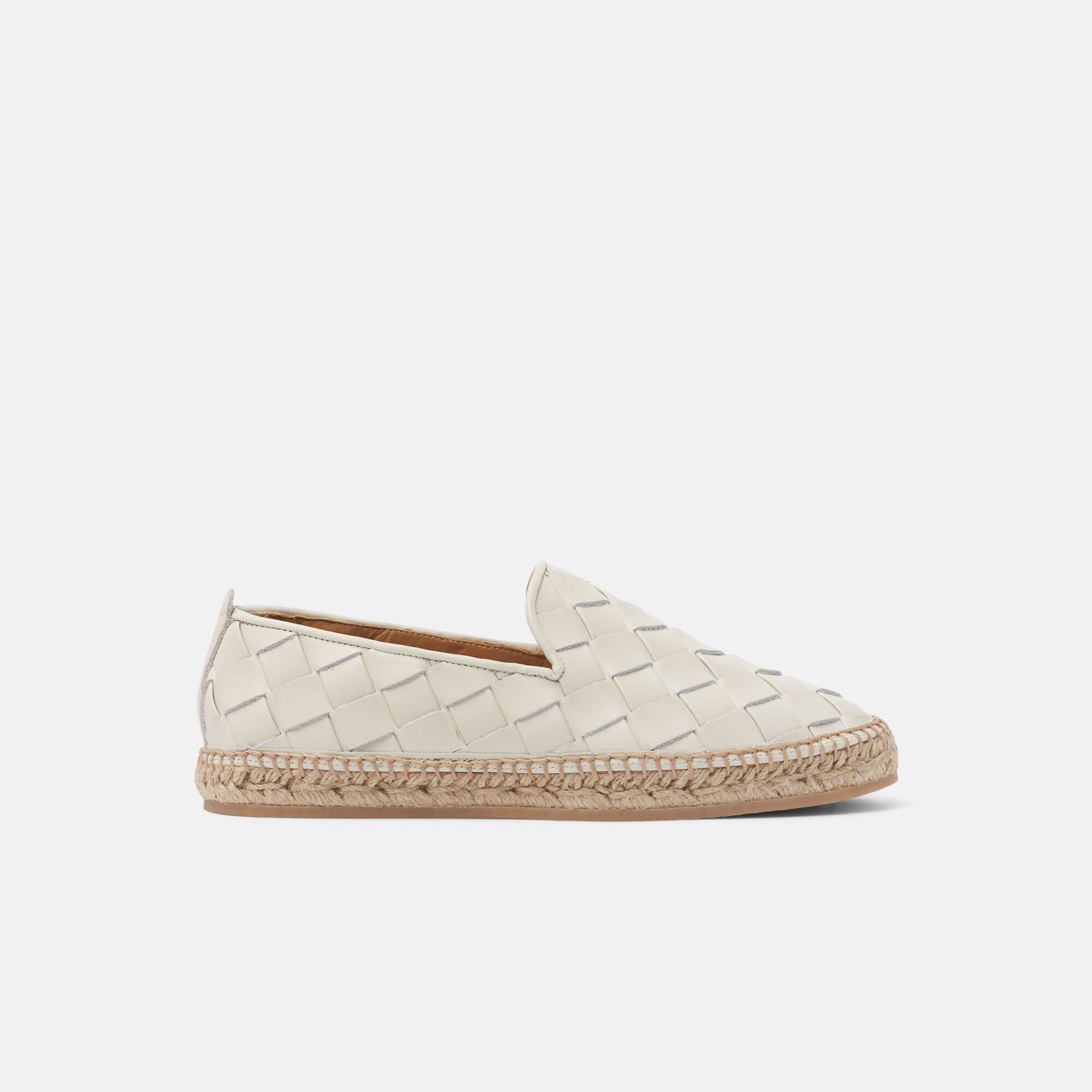 Scarosso Martina Off-White geflochten Off-White - Kalbsleder MARTINAESPA
