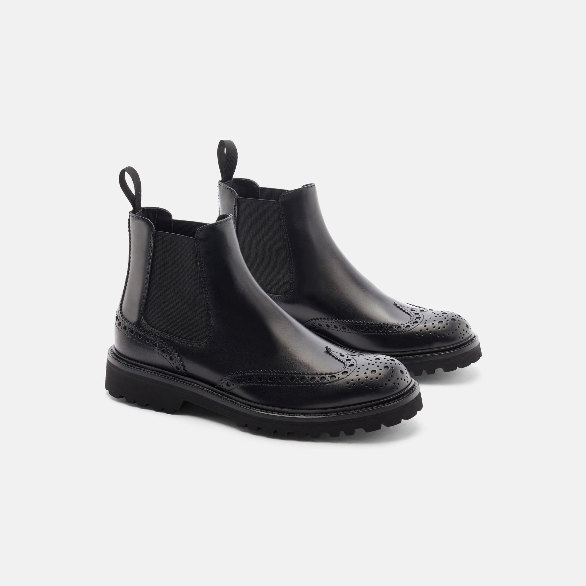 Scarosso Poppy Noir noir - Cuir de veau poli POPPYCHEL