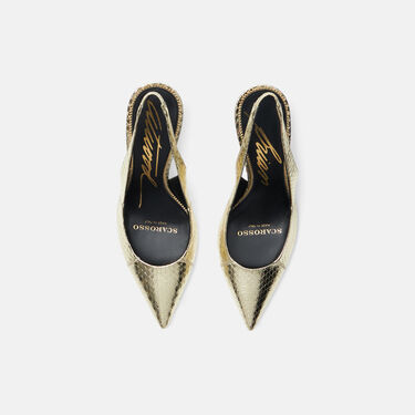 Scarosso Sutton Gold Elaphe Gold - Elaphe SUTTONPUMP