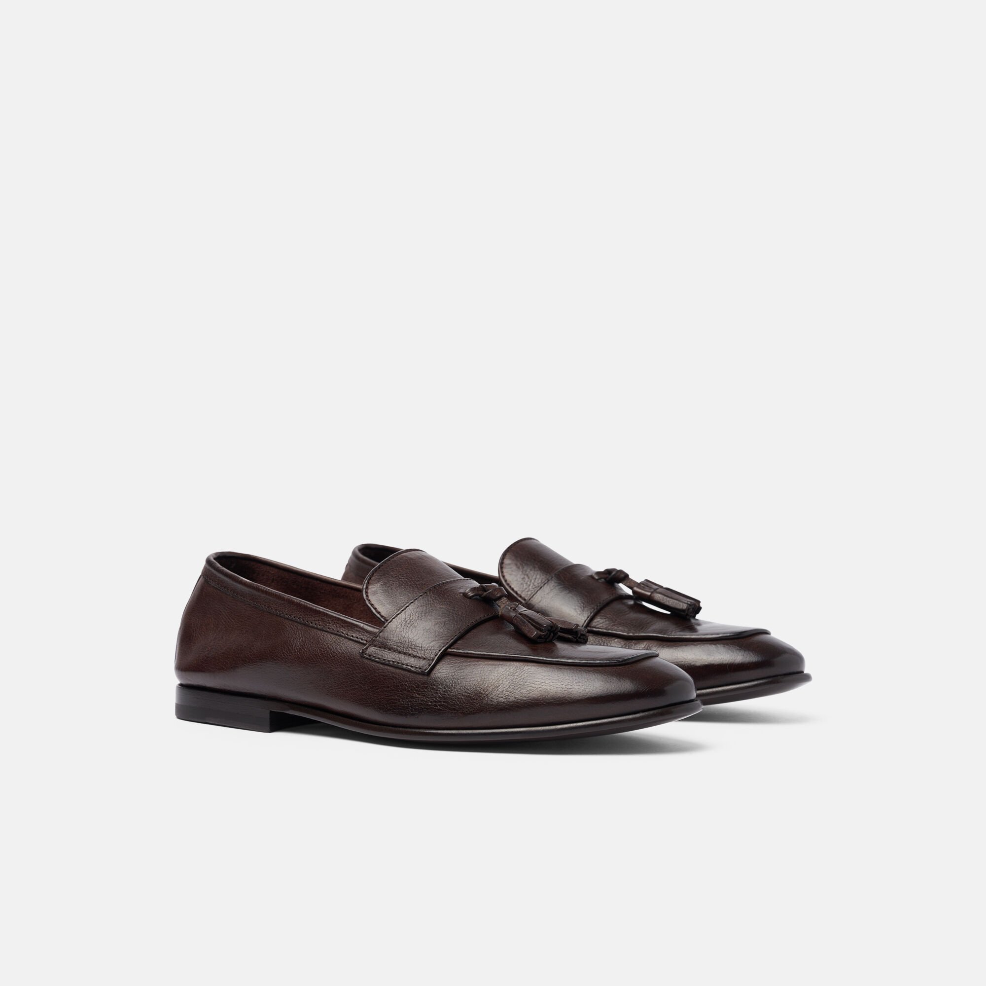 Scarosso Nathan Dark Brown Dark Brown - Calf NATHANLOAF
