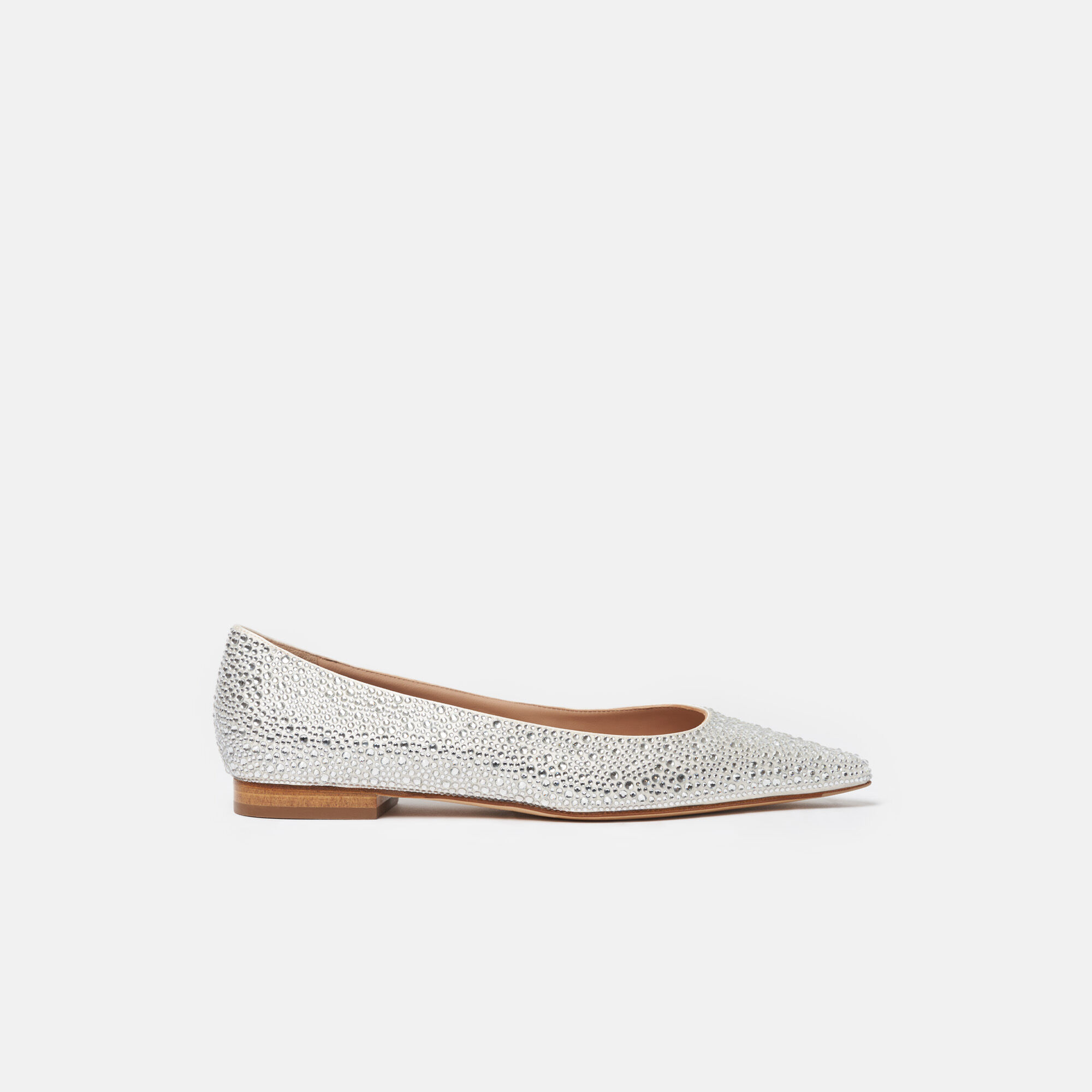Scarosso Iris Raso Cristalli Bianco - Seta IRISBALL