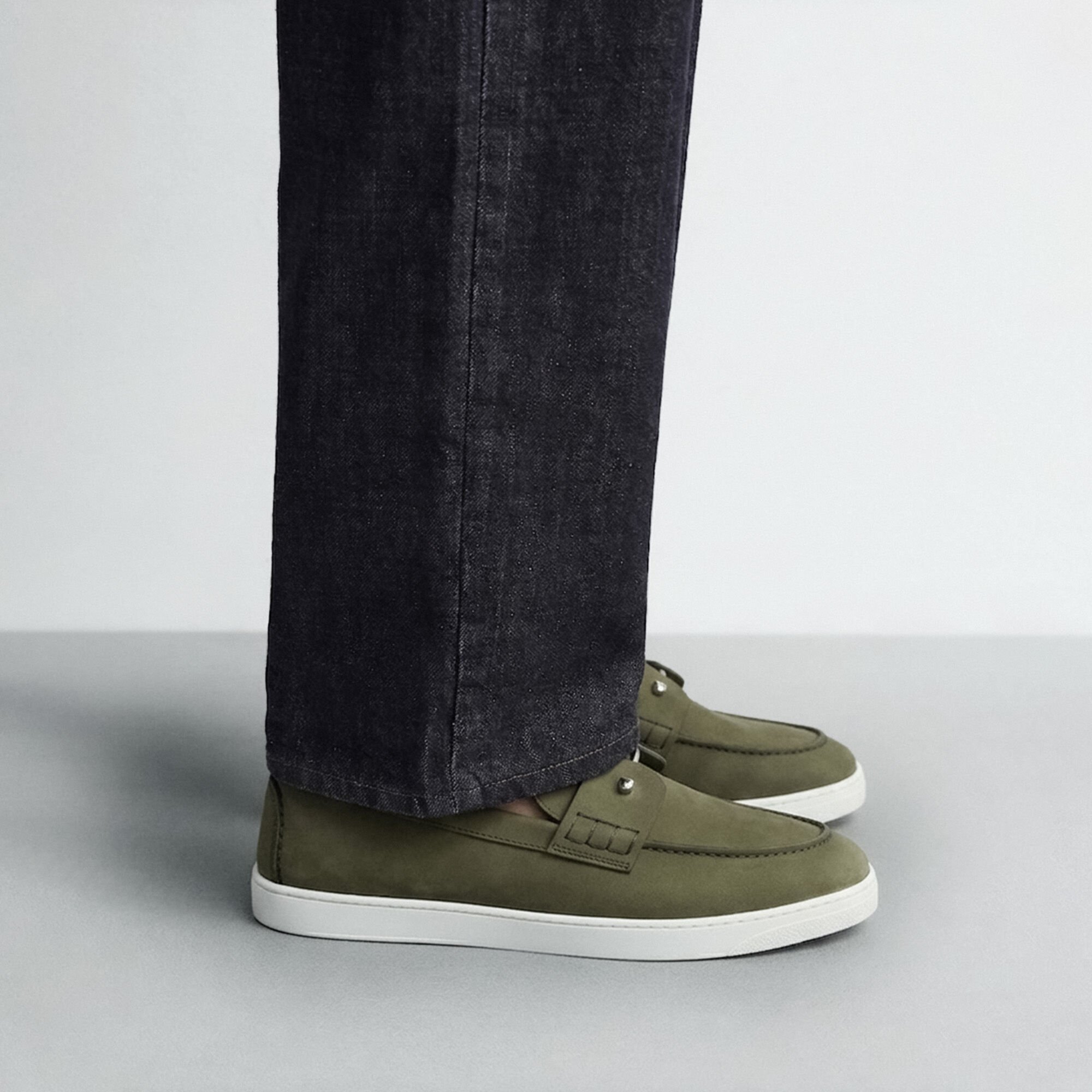 Cole Khaki Green Scarosso: Vert Kaki – Nubuck COLELOAF