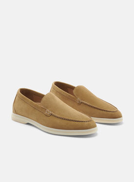 Ludovica Beige Veloursleder Scarosso: Beige - Veloursleder LUDOVICALOAF