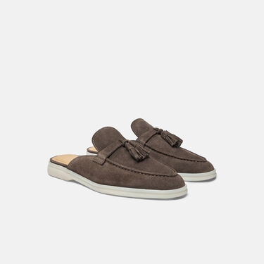 Scarosso Lucrezia Deep Taupe Suede Deep Taupe - Suede LUCREZIAMULE