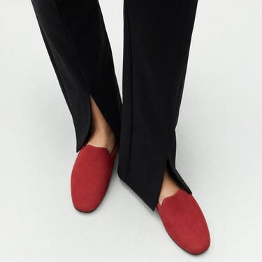 Atlas Travel Slipper Red Nubuck Scarosso: Red - Nubuck Atlas Travel Slipper Red Nubuck Scarosso: Red - Nubuck ATLASSLIP