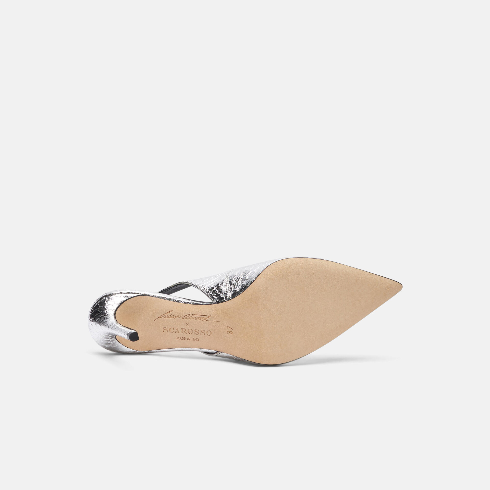 Scarosso Sutton Silver Elaphe Silver - Elaphe SUTTONPUMP
