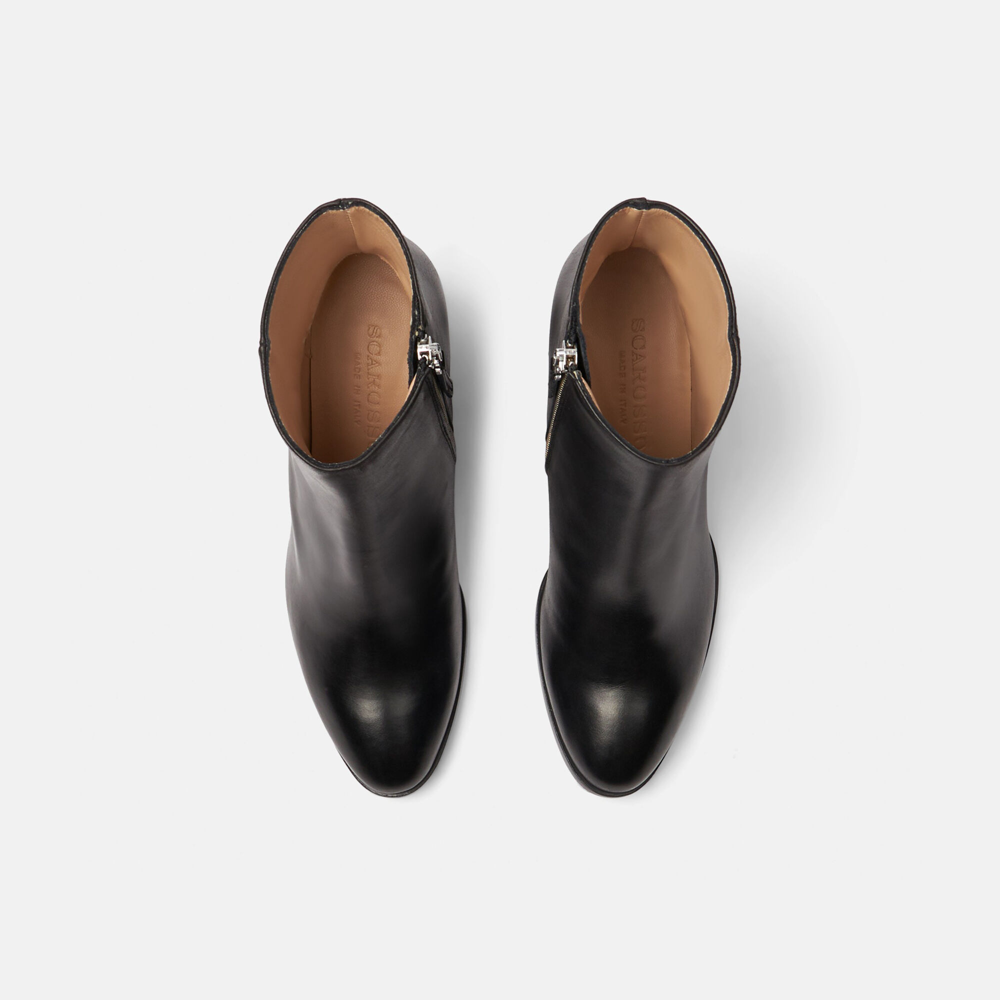 Scarosso Costanza Black Black - calf COSTANZABOOT