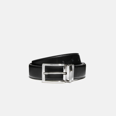 Scarosso Ceinture Réversible Mixte Noir/Marron Veau Noir REVBELT