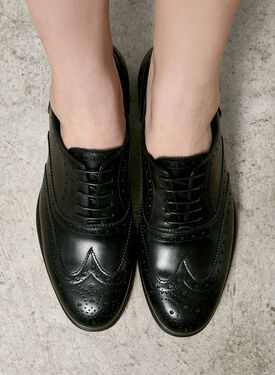 Judy Black Scarosso: Black - Calf JUDYOXFO