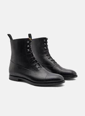 Archie Black Scarosso: Black - Calf ARCHIEBOOT