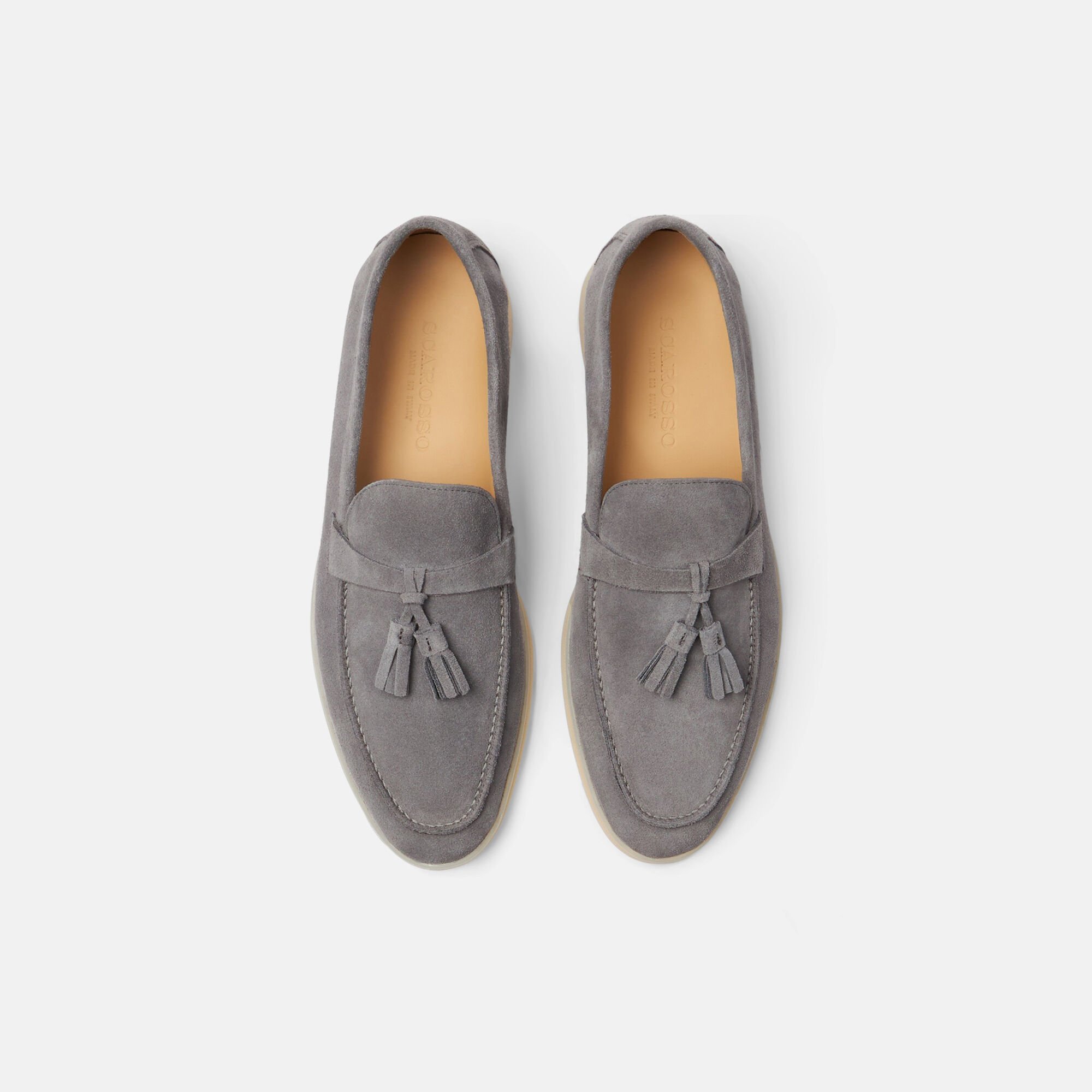 Scarosso Leandro Grau Veloursleder Grey - Suede LEANDROLOAF