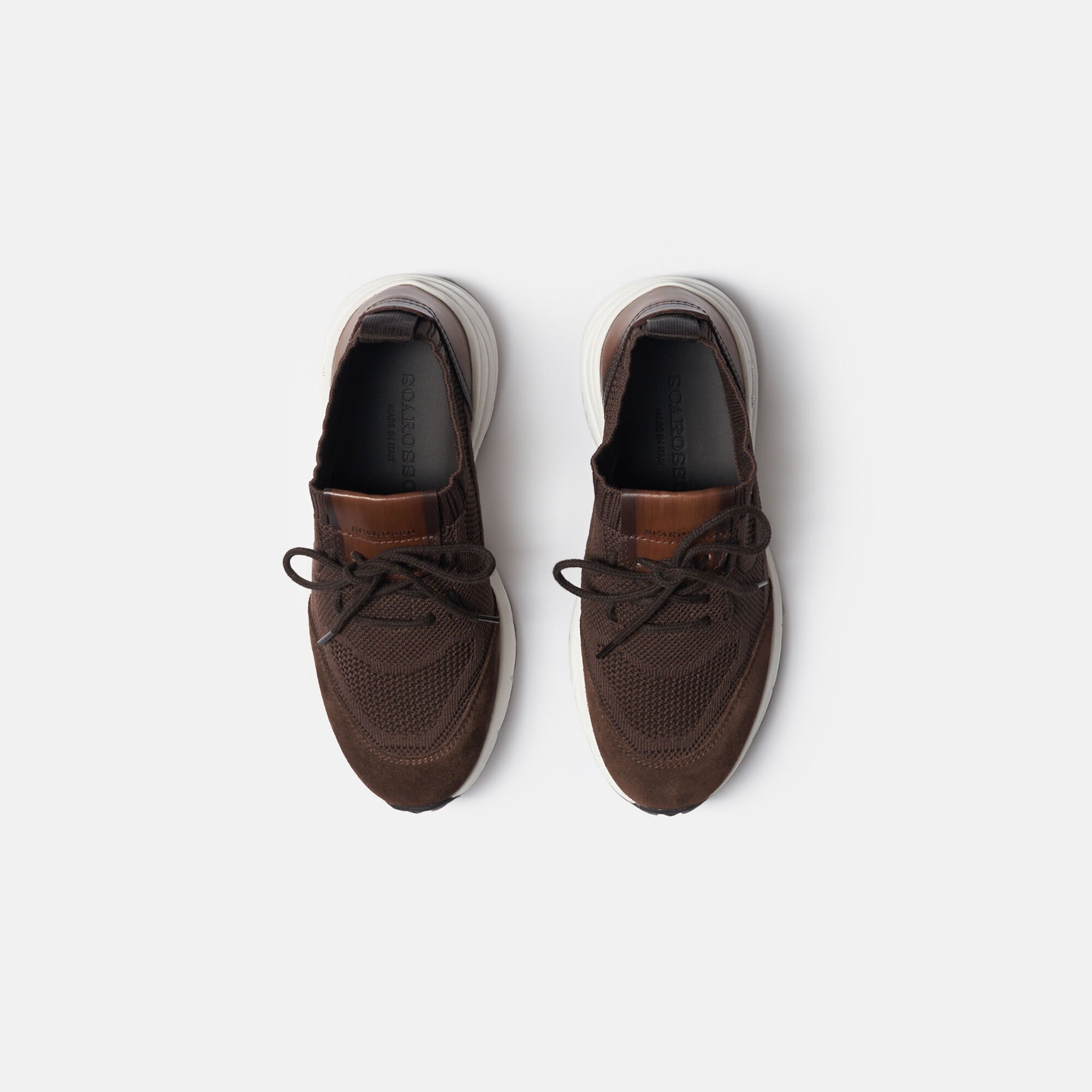 Scarosso Robbie Boy Brown Brown - Knit ROBBIEKSNEA