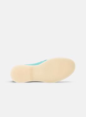Ludovica Girl Turquoise Suede Scarosso: Turquoise - Suede LUDOVICAKLOAF