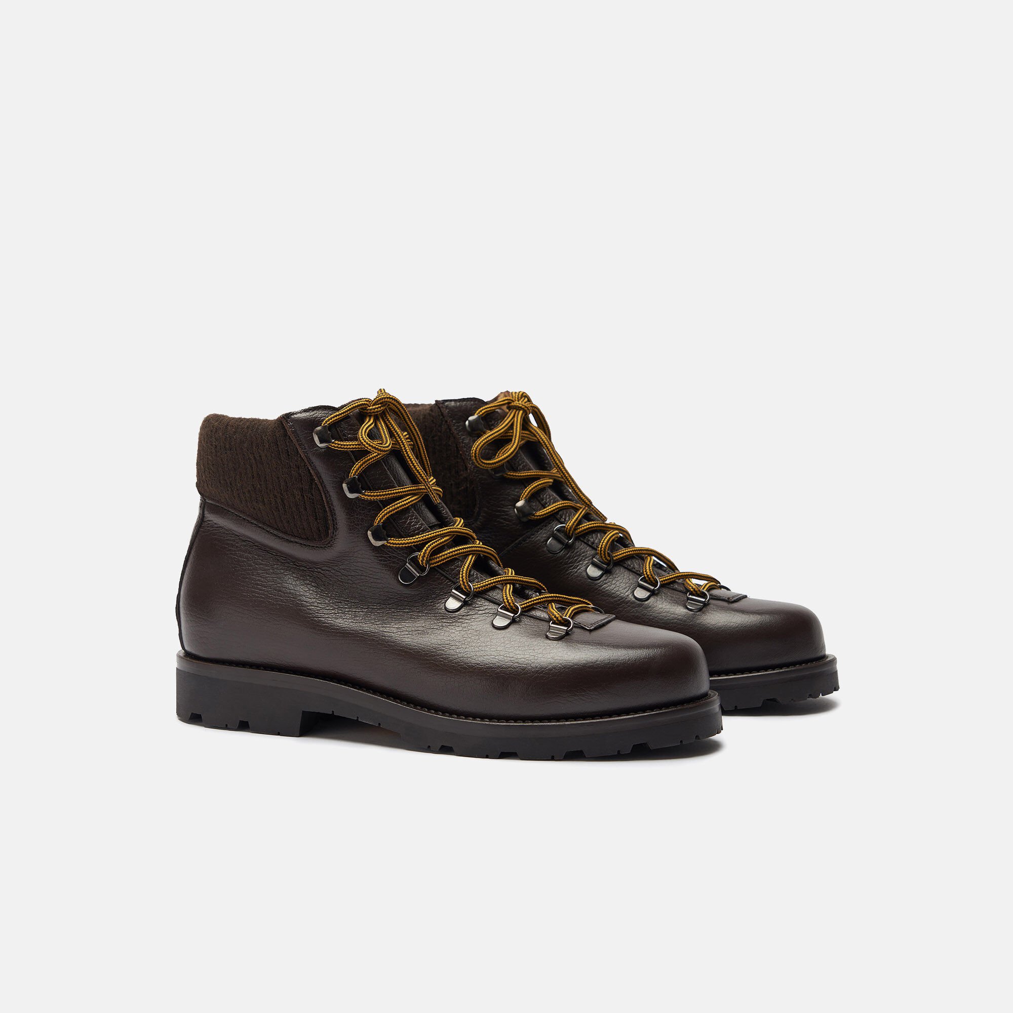 Scarosso Edmund Brown Wool Brown - Calf EDMUNDBOOT