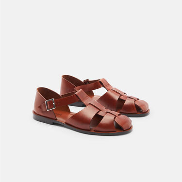 Scarosso Apollo Cognac Cognac - Kalbsleder APOLLOSAND