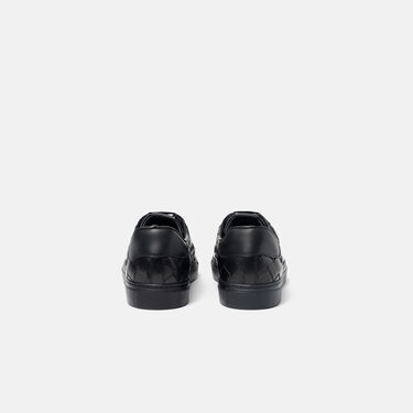 Ugo Black Woven Scarosso: Black Woven - Calf UGOSNEA