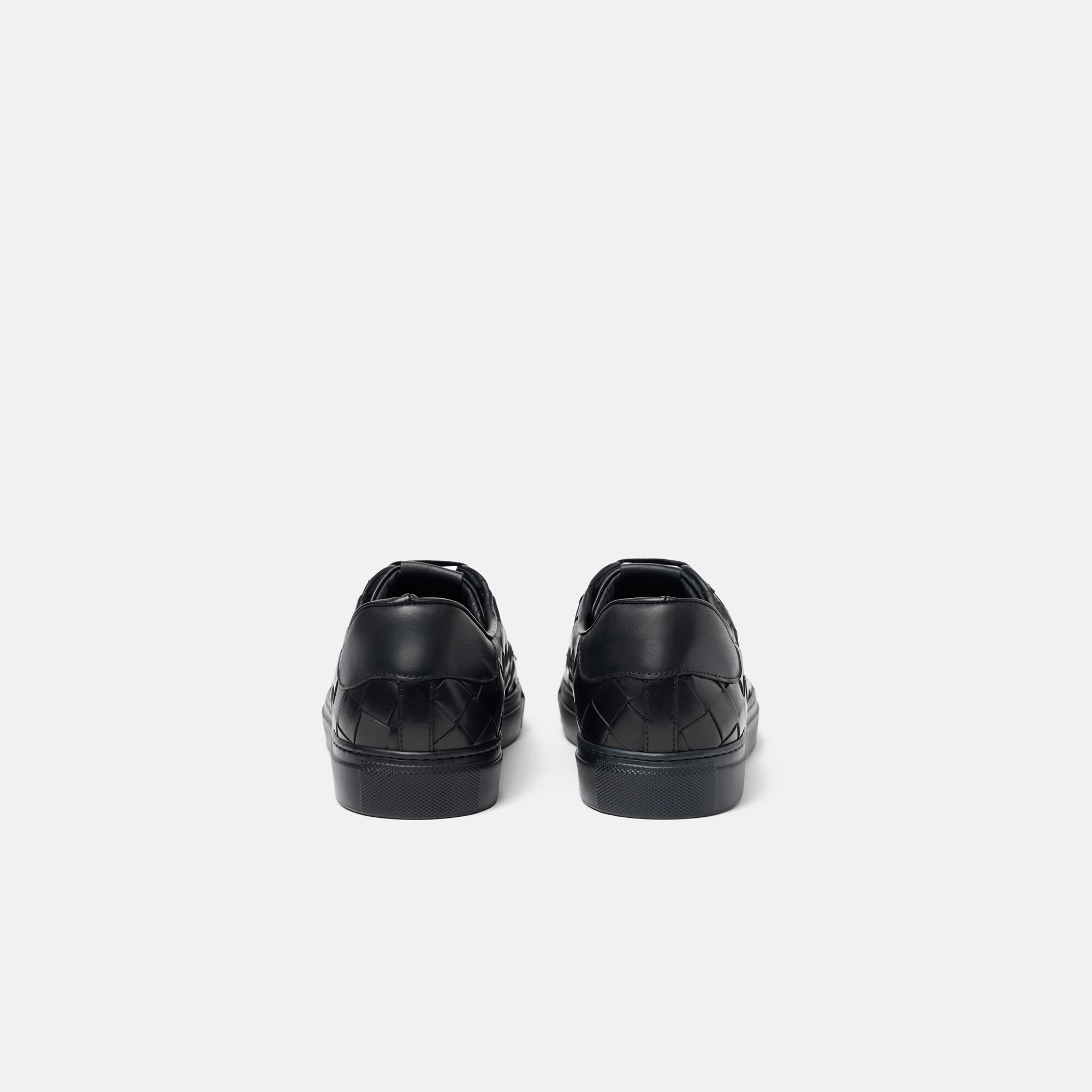 Ugo Black Woven Scarosso: Black Woven - Calf UGOSNEA