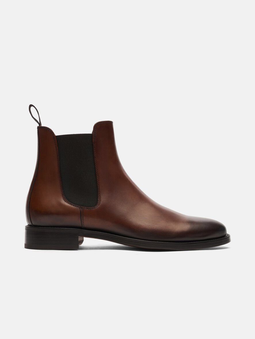 ショートブーツ・ブーティ SCAROSSO FW16 Lara Cognac (LARAJODHCOGPOLI) ショート ブーツ レディース[品番：II000004370]｜Miniministore