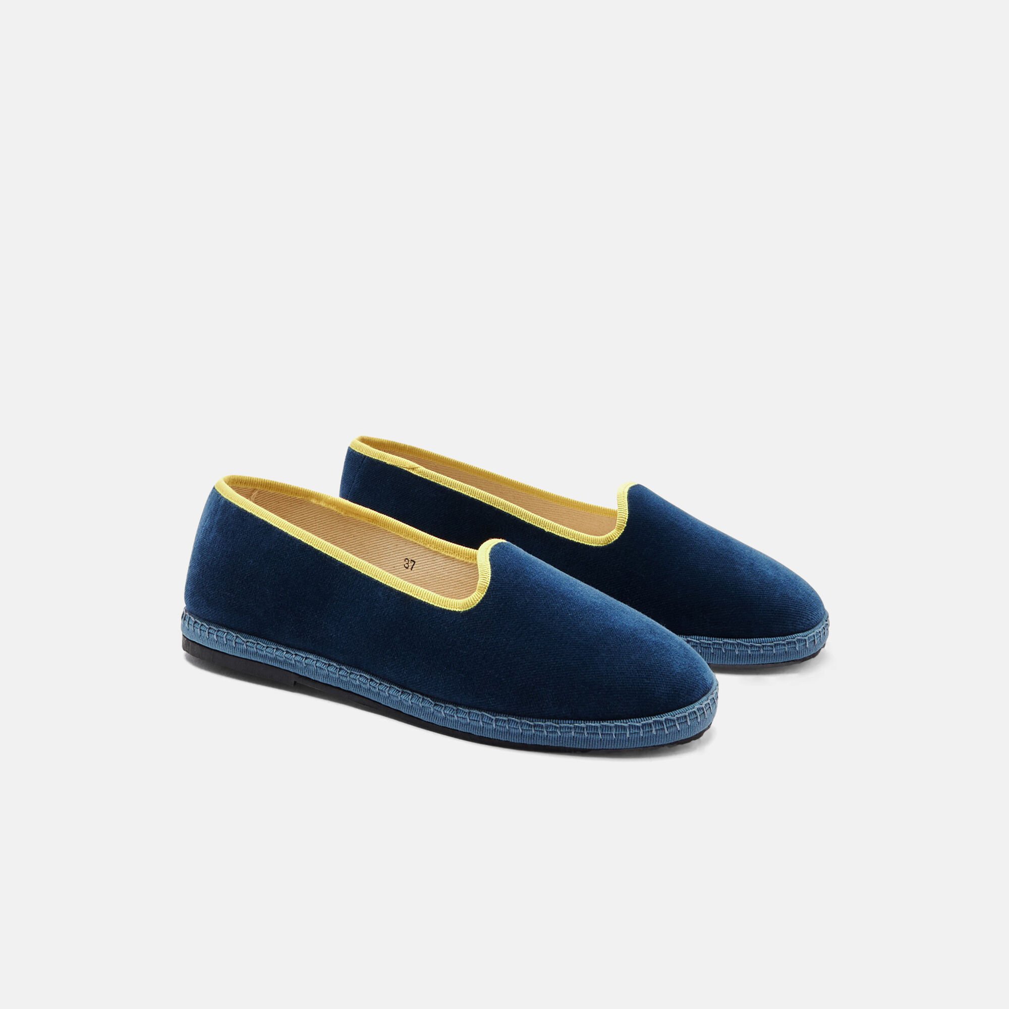 Scarosso Seaside Blu - Velluto YOLOSLIP