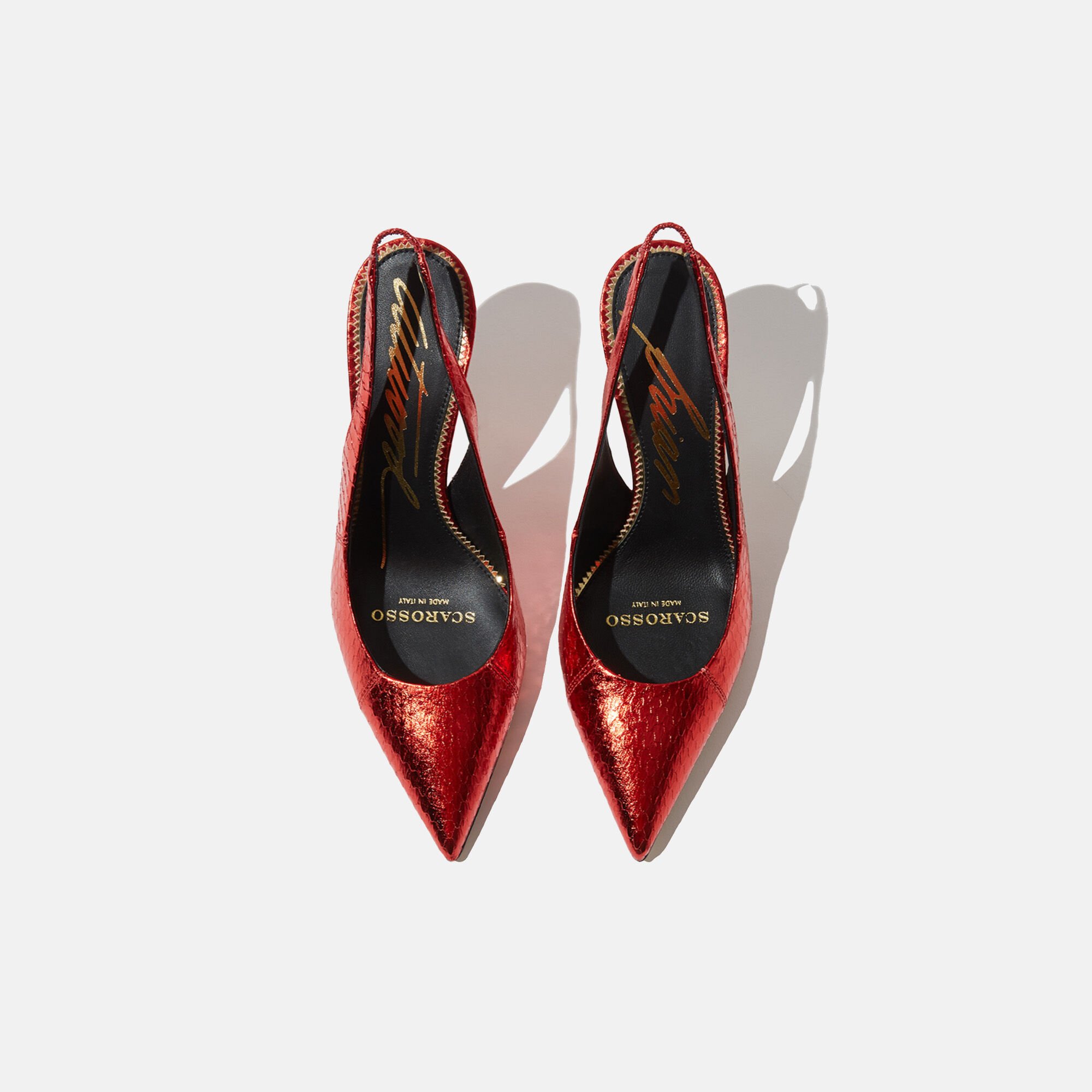 Scarosso Sutton Red Elaphe Red - Elaphe SUTTONPUMP