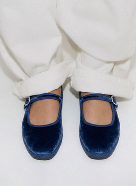 Petra Blue Velvet Scarosso: Blue - Velvet PETRASLIP