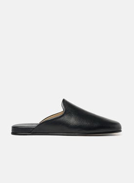 Atlas Travel Slipper Black Scarosso: Black - Calf ATLASSLIP
