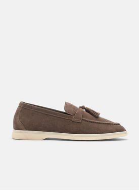 Scarosso Leandra Deep Taupe Suede Deep Taupe - Suede LEANDRALOAF