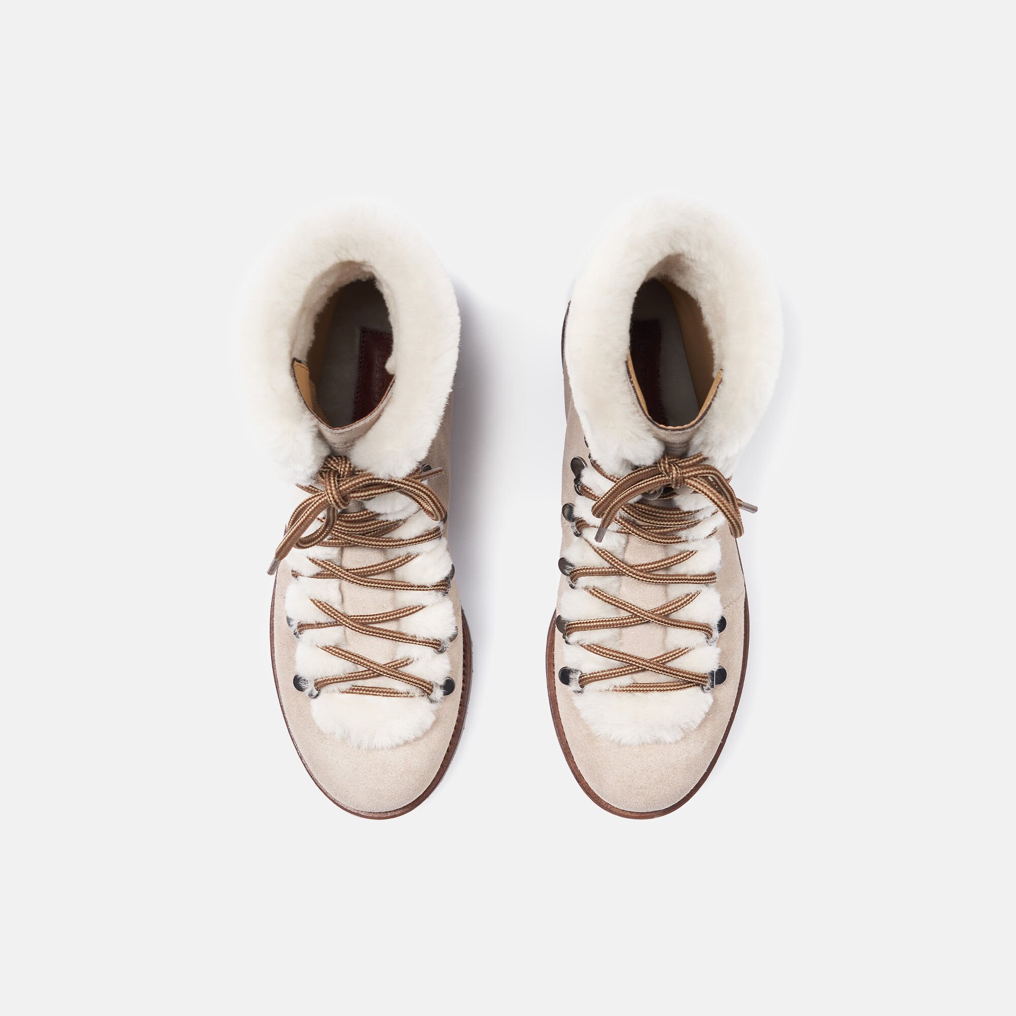 Scarosso Kat Fur Gris Daim Gris - Daim KATBOOT