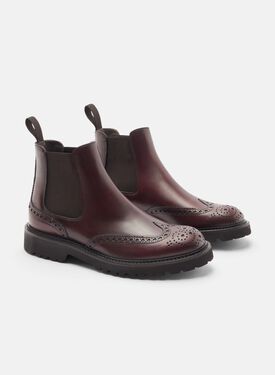 Poppy Burgundy Scarosso: Burgundy - calf POPPYCHEL