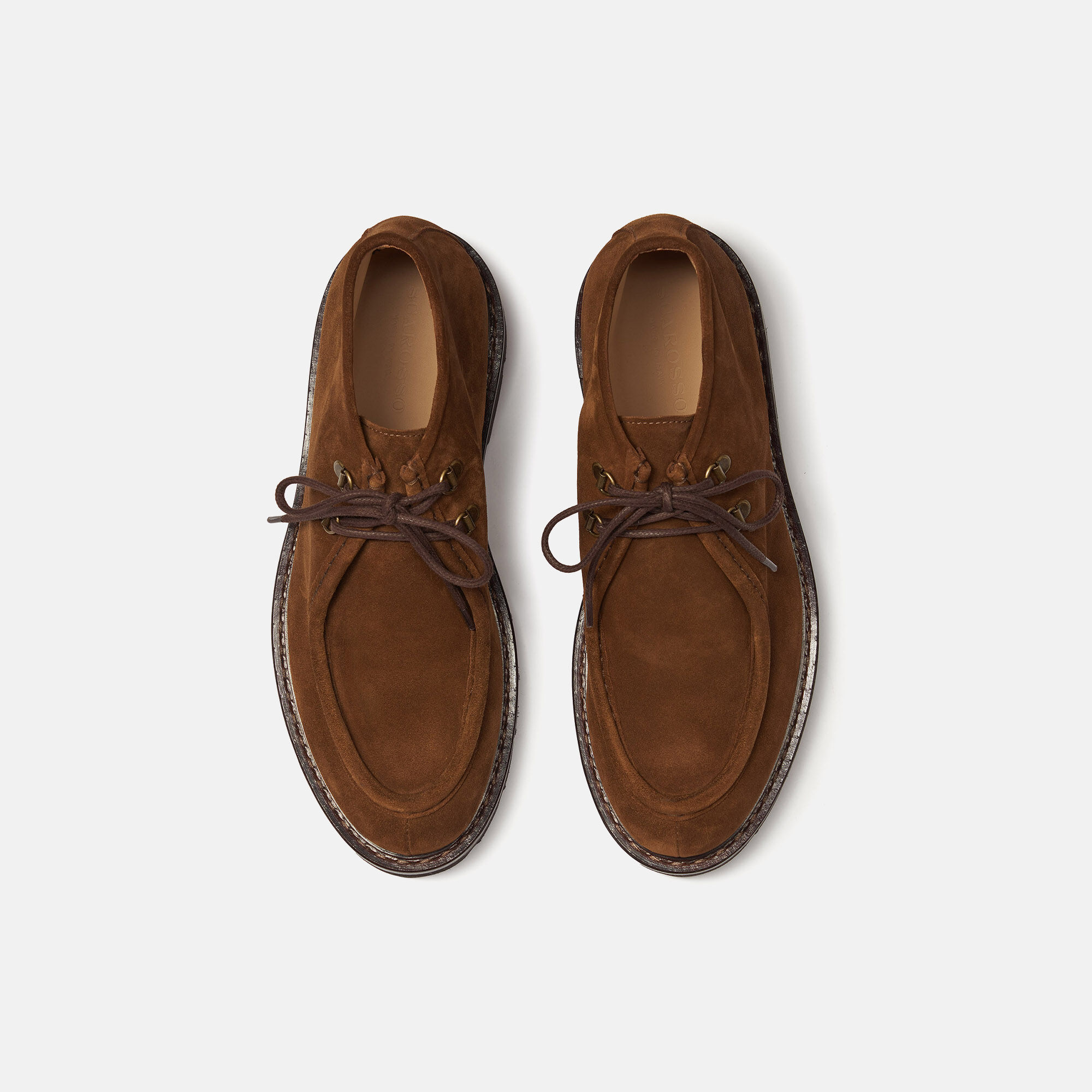 Scarosso Doriano Braun Veloursleder Braun - Veloursleder DORIANODERB