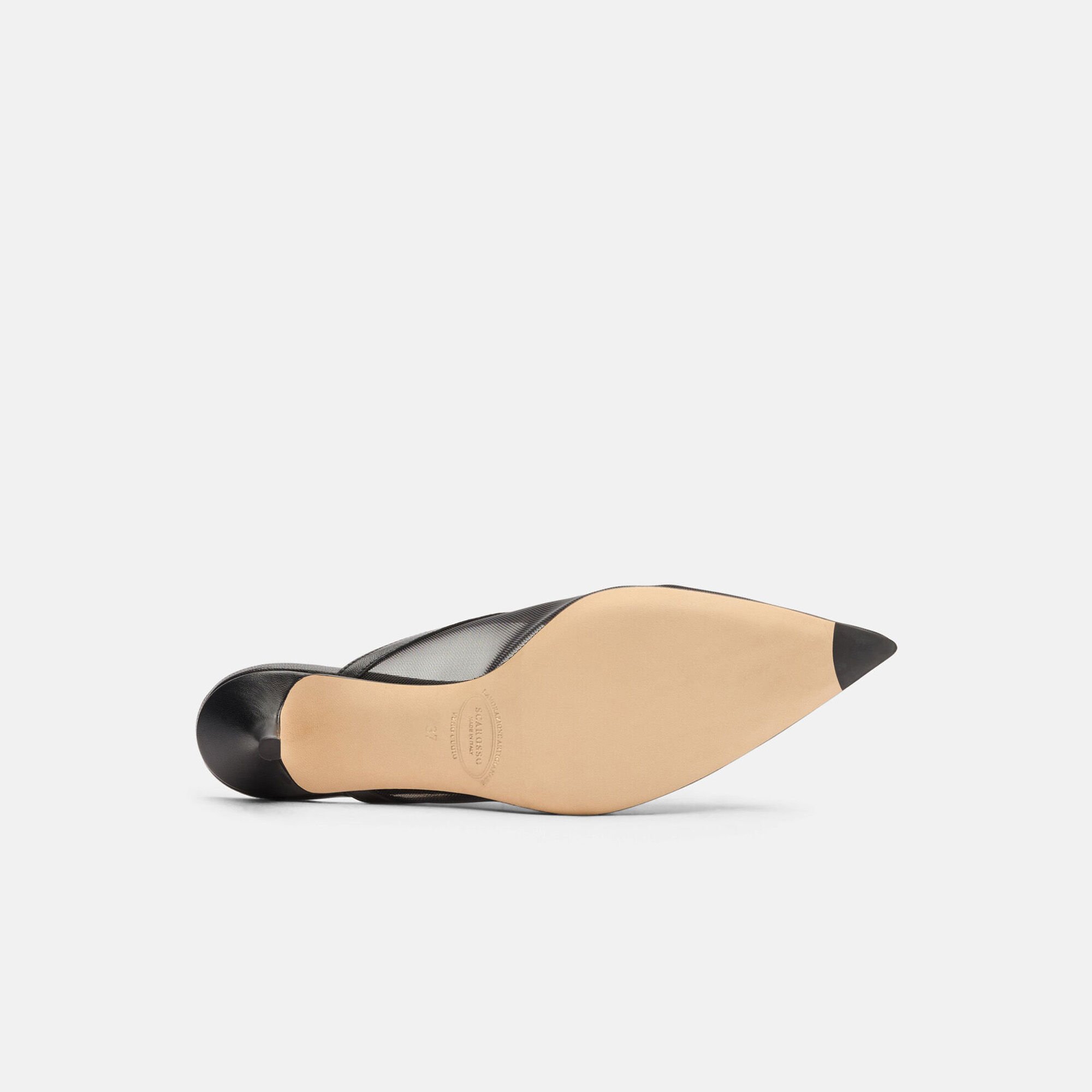 Scarosso Laura Schwarzes Mesh Schwarz - Mesh LAURAMULE