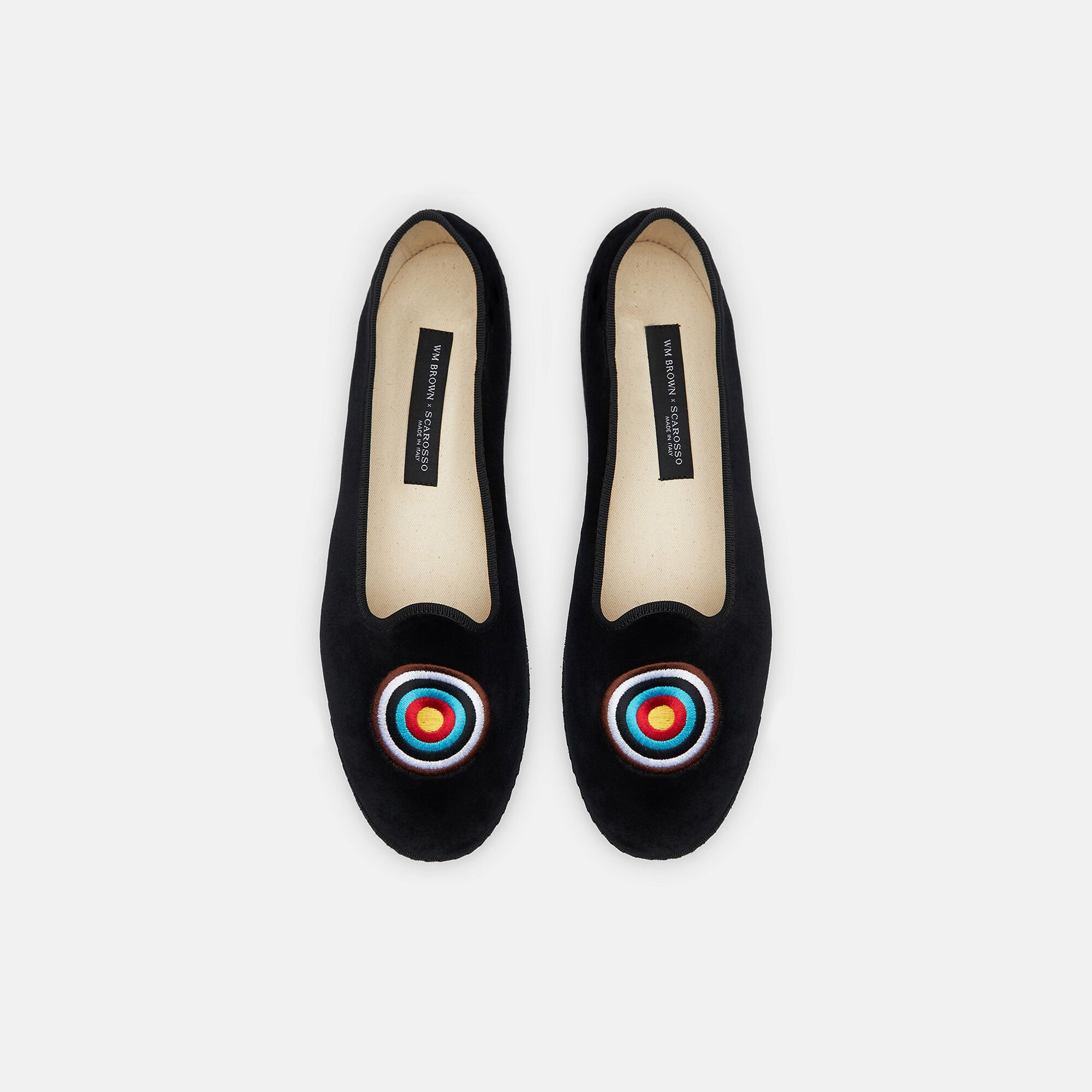 Scarosso William IV Target Noir - Velours TARGETSLIP