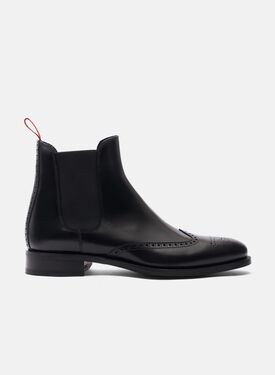 Scarosso Dario Black Brown Calf KEITHCHEL