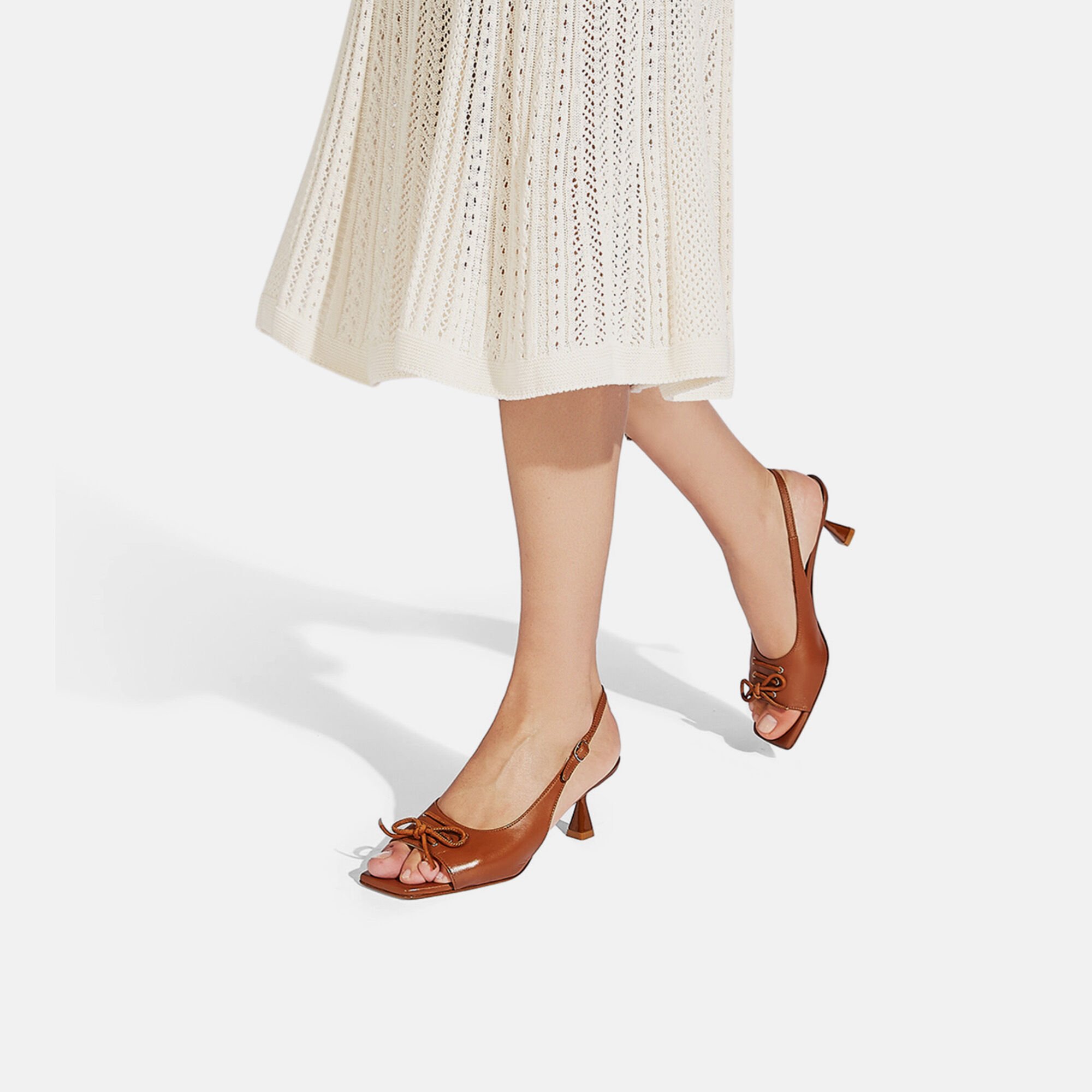 Scarosso Bella Chestnut Chestnut - Calf BELLAPUMP