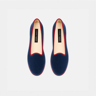 William IV Poker Scarosso: Blu - Velluto William IV Poker Scarosso: Blu - Velluto WILLIAMIVSLIP