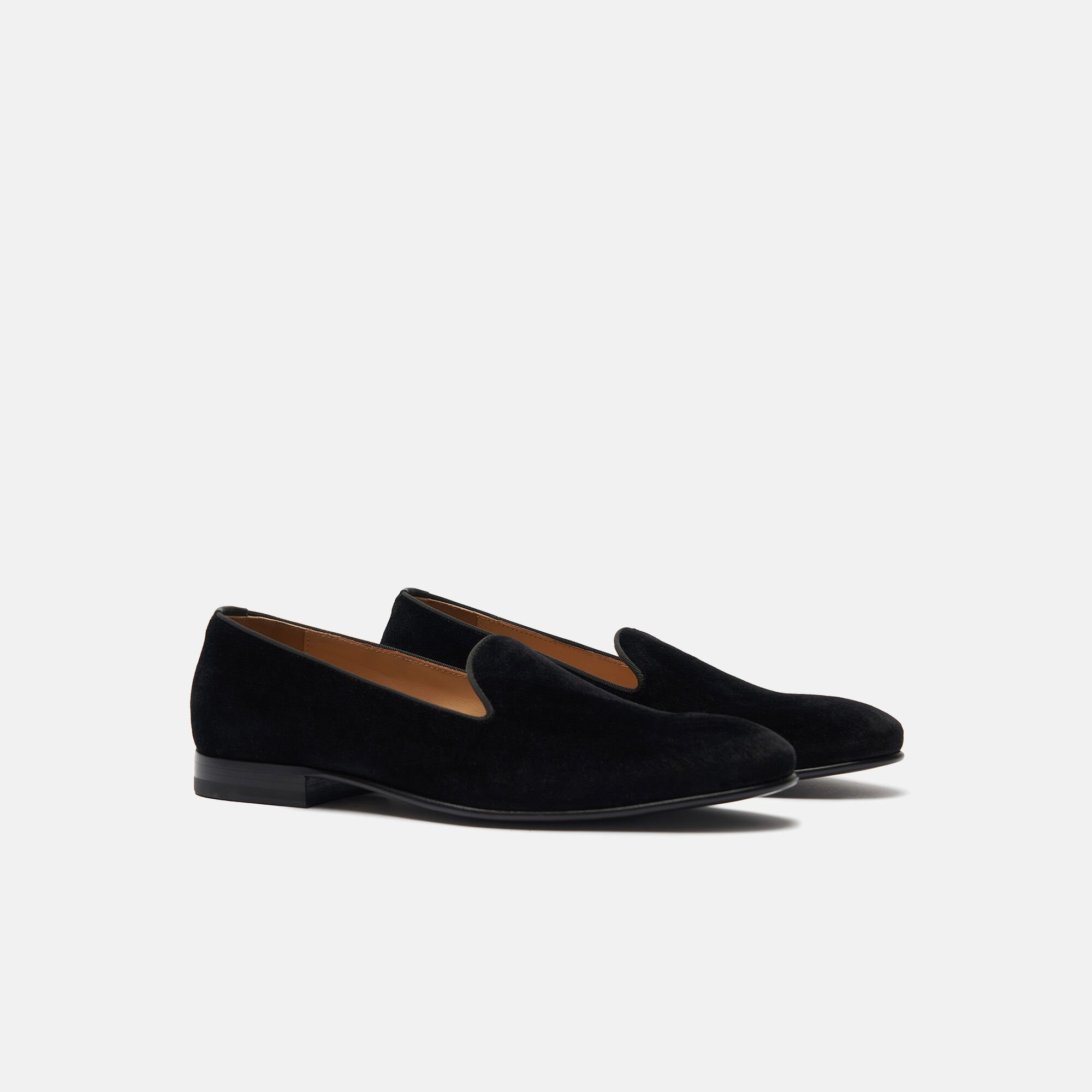 Scarosso Tommy Schwarz Samt Schwarz - Samt TOMMYSLIP