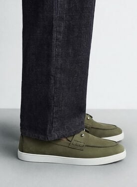 Cole Khaki Green Scarosso: Khaki Green – Nubuck COLELOAF