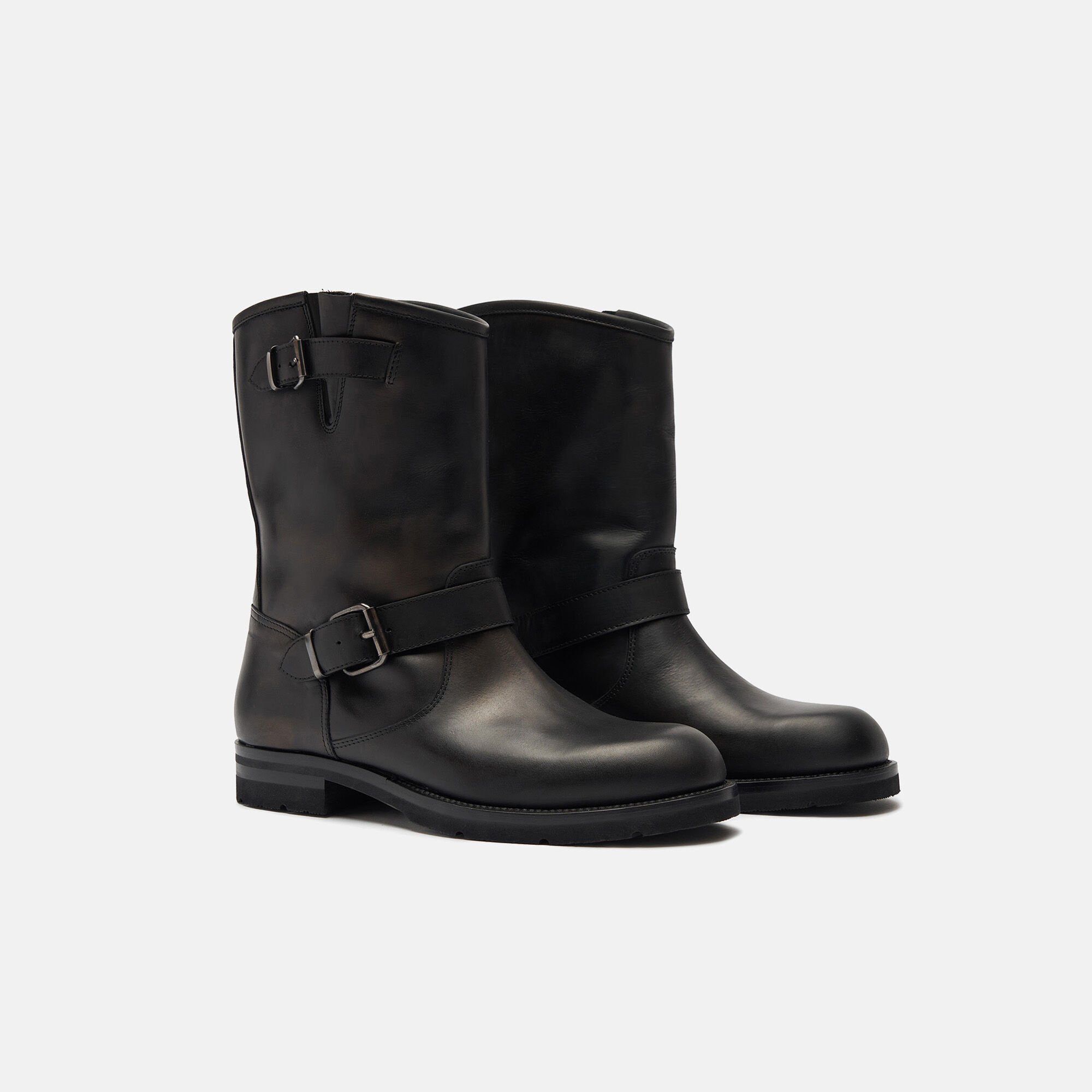 Scarosso Kurt Noir Noir - Veau KURTBOOT