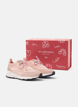 Robin Girl Pink Scarosso: Pink - Knit ROBINKSNEA