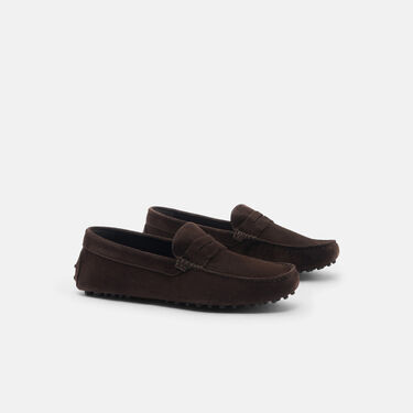 Scarosso Michael Brown Suede Dark Brown - Suede MICHAELDRIV