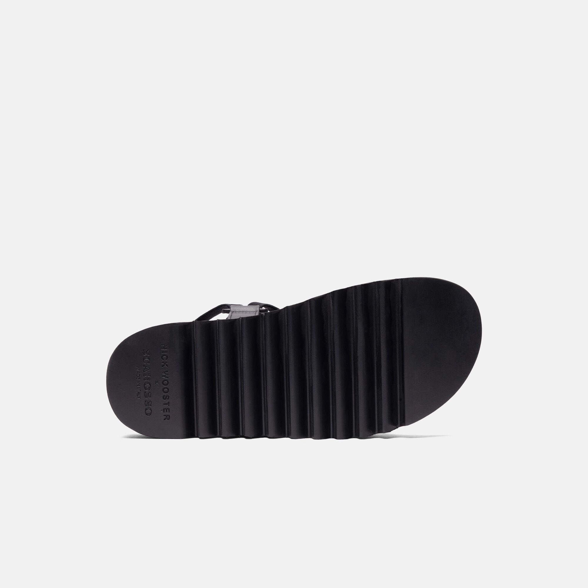 Scarosso Wooster V Nero Scamosciato Nero - Vitello WOOSTERVSAND