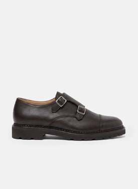 Oswald Brown Grain Scarosso: Dark Brown - Calf Oswald Brown Grain Scarosso: Dark Brown - Calf OSWALDMONK