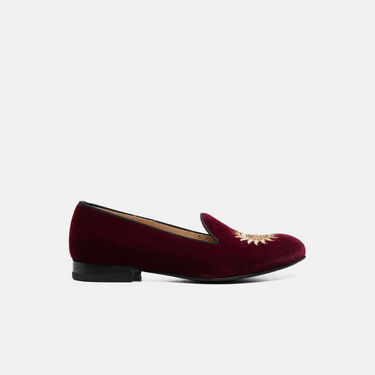 Scarosso Jordan Burgundy Velvet Burgundy - Velvet JORDANSLIP Scarosso Jordan Burgundy Velvet Burgundy - Velvet JORDANSLIP