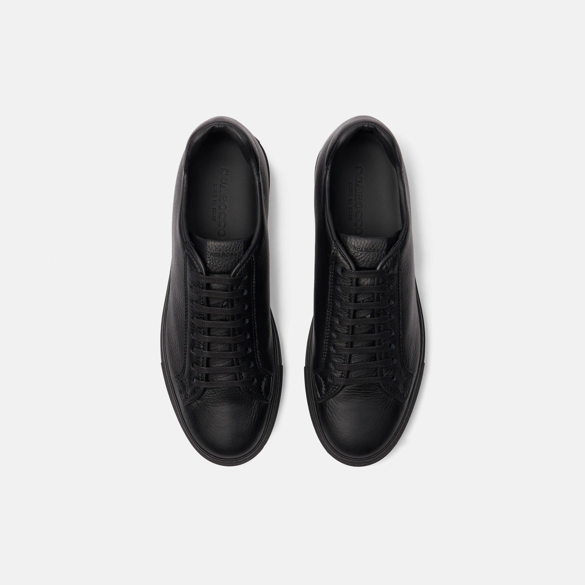 Scarosso Ugo Intense Black Deerskin Black - Deer UGOSNEA
