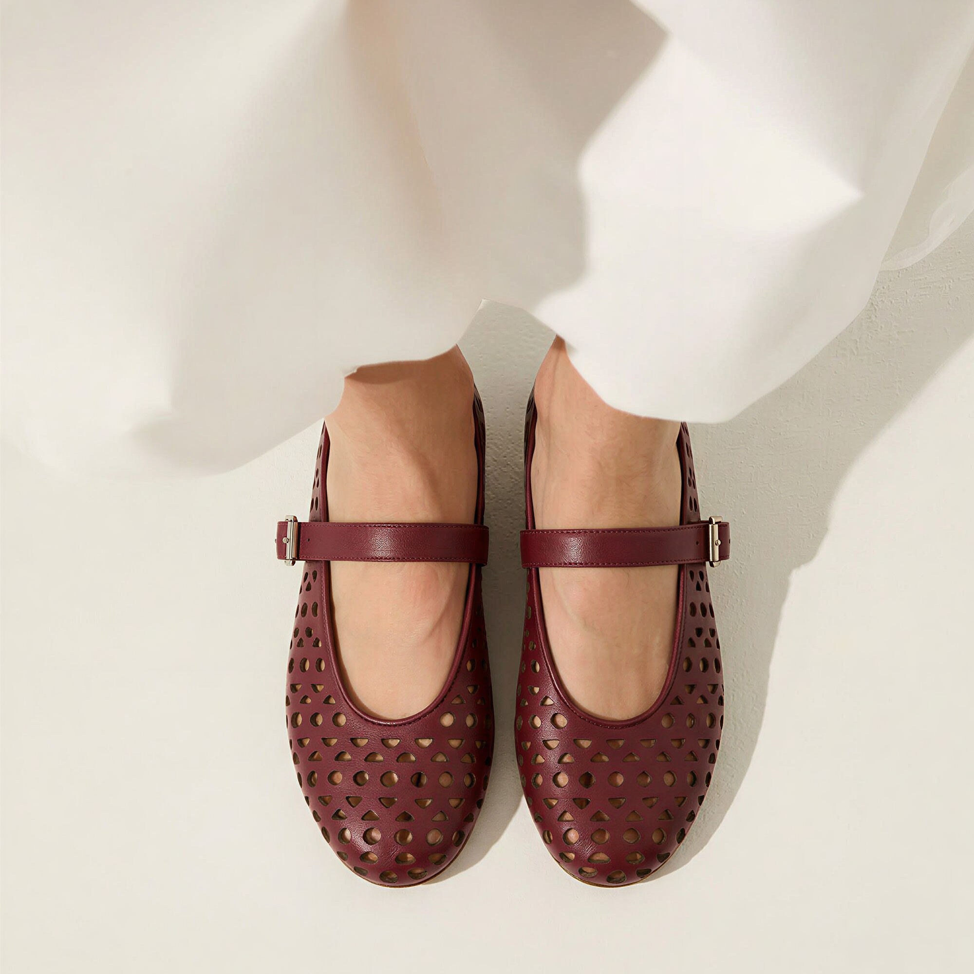 Evelyn Burgundy Scarosso: Burgundy - Calf Evelyn Burgundy Scarosso: Burgundy - Calf EVELYNBALL