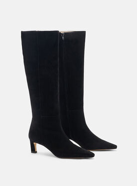 Kira Black Suede Scarosso: Black - Suede KIRABOOT